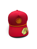 Military Salute US Marines Edition Red and Yellow Patch Hat