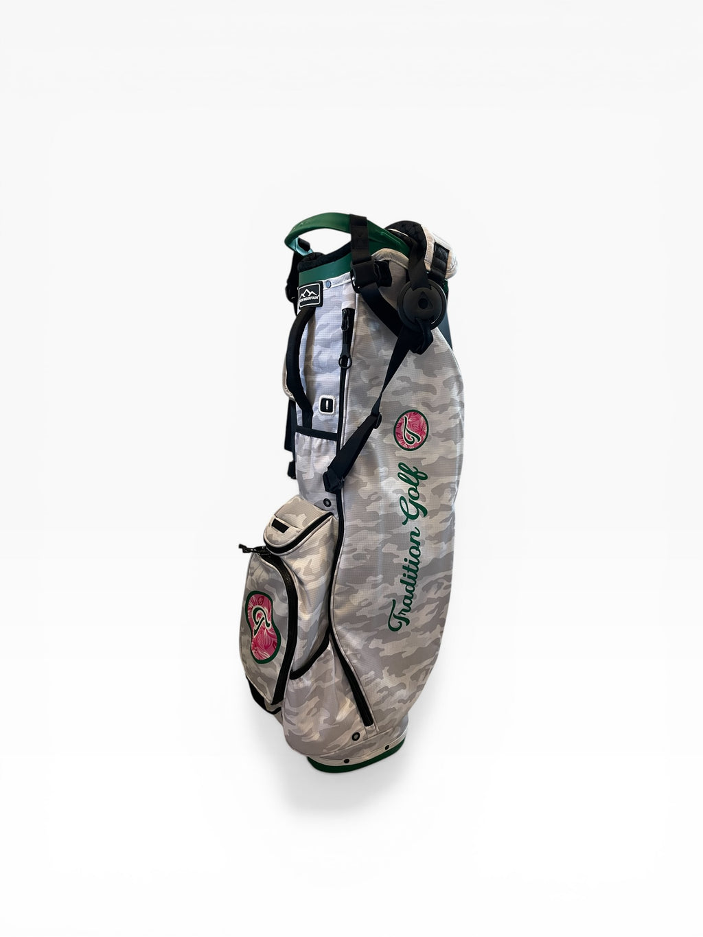 White Camo Azalea Sun Mountain Golf Bag