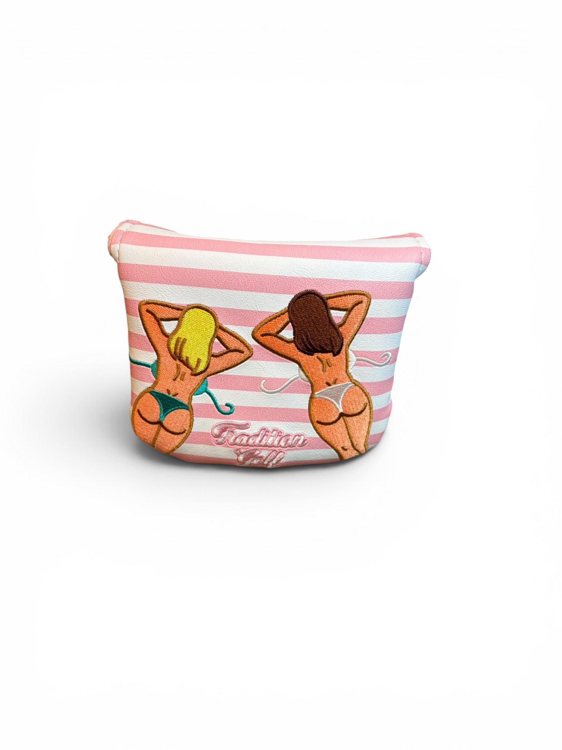 Cabana Girl , Blonde & Brunette Pink Spider Mallet