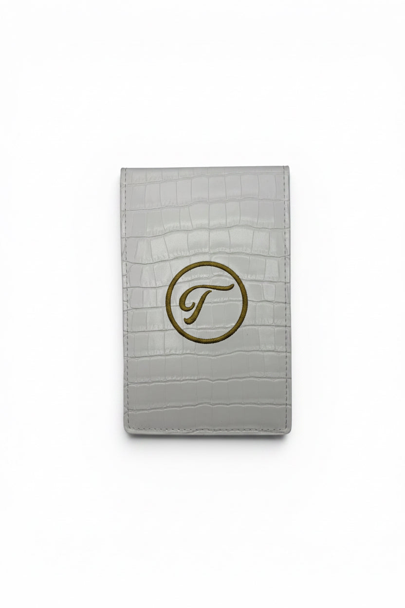 PRG Tradition Yardage Book Cover - White Gator