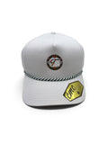 Tradition White Sugar Skull Patch Hat
