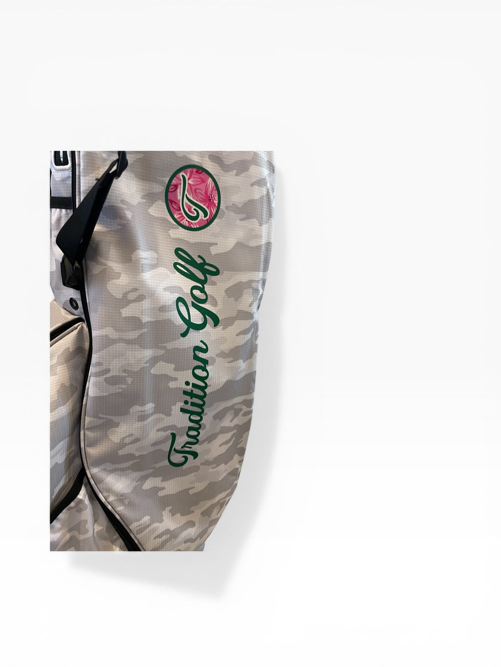 White Camo Azalea Sun Mountain Golf Bag
