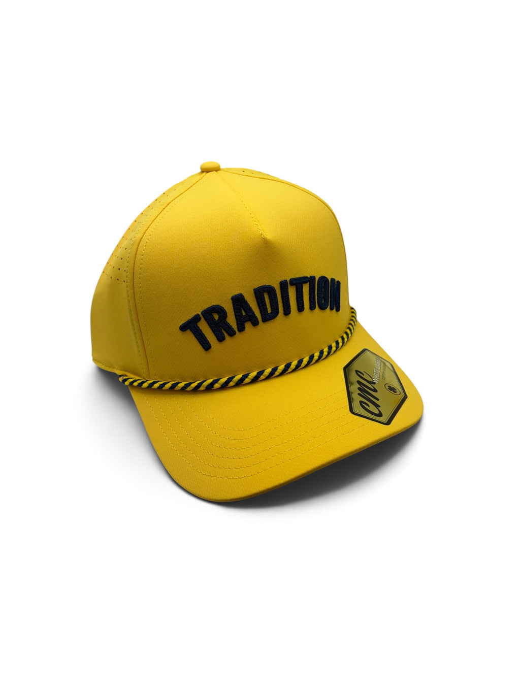 Tradition Yellow and Navy Rope Hat