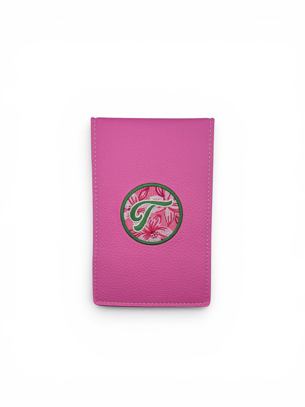 PRG Leather Yardage Book Cover Pink Azalea