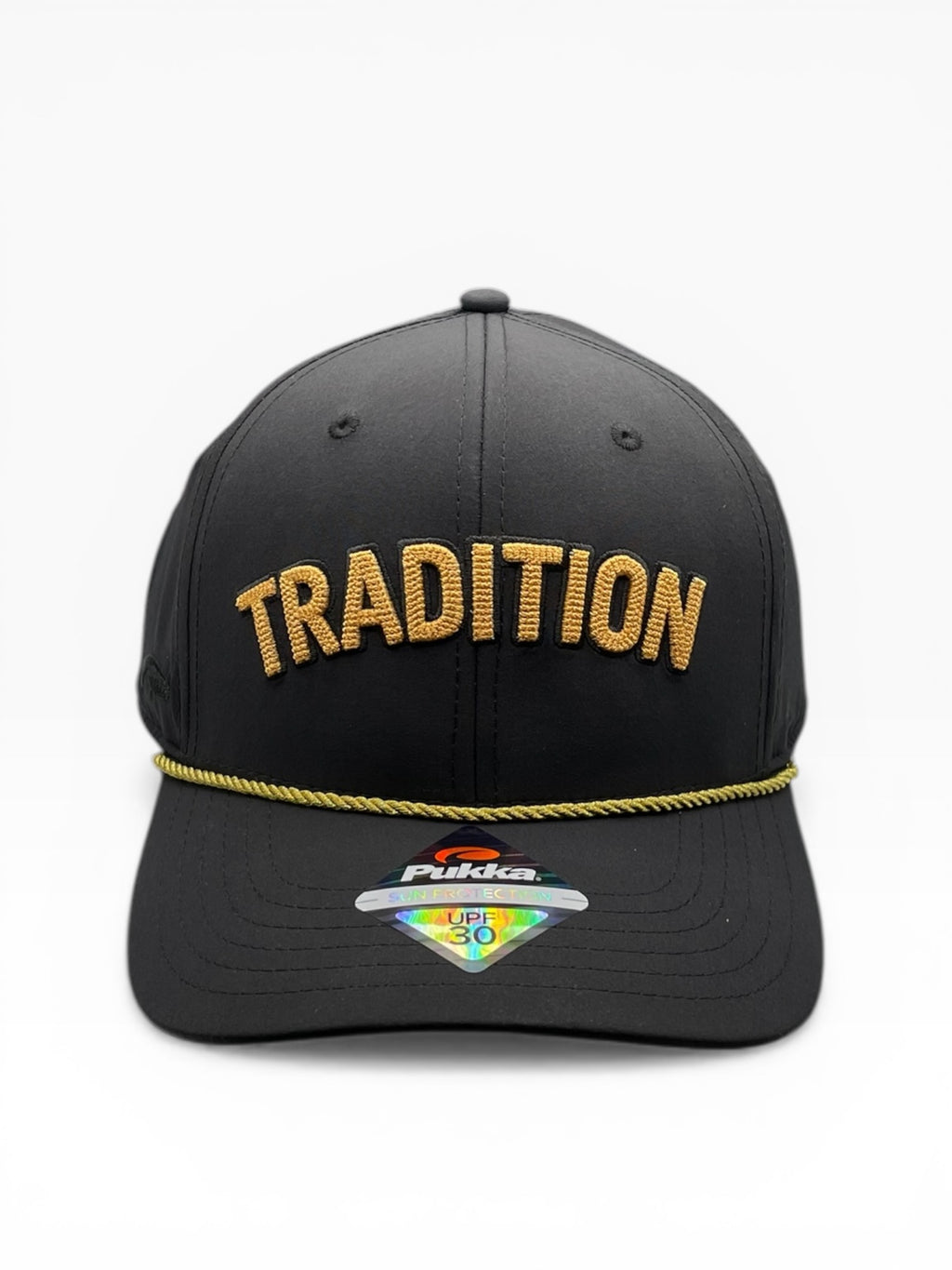 Pukka Gold on Black TRADITION Hat