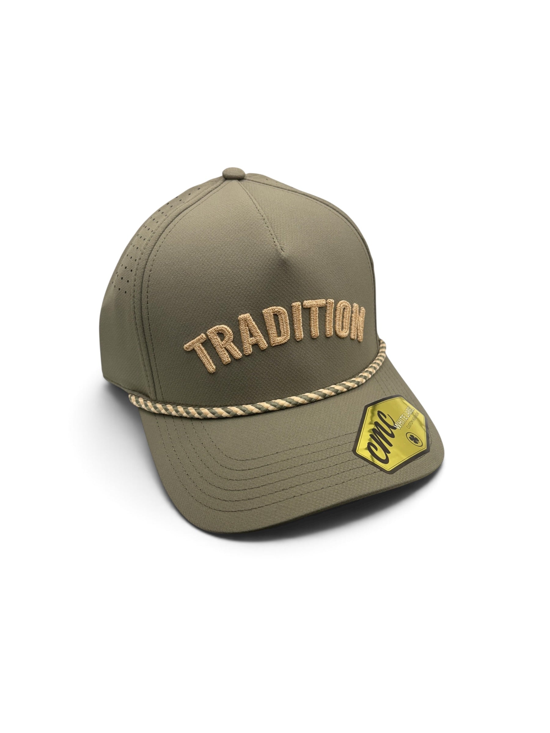 Tradition Olive Green Rope Hat
