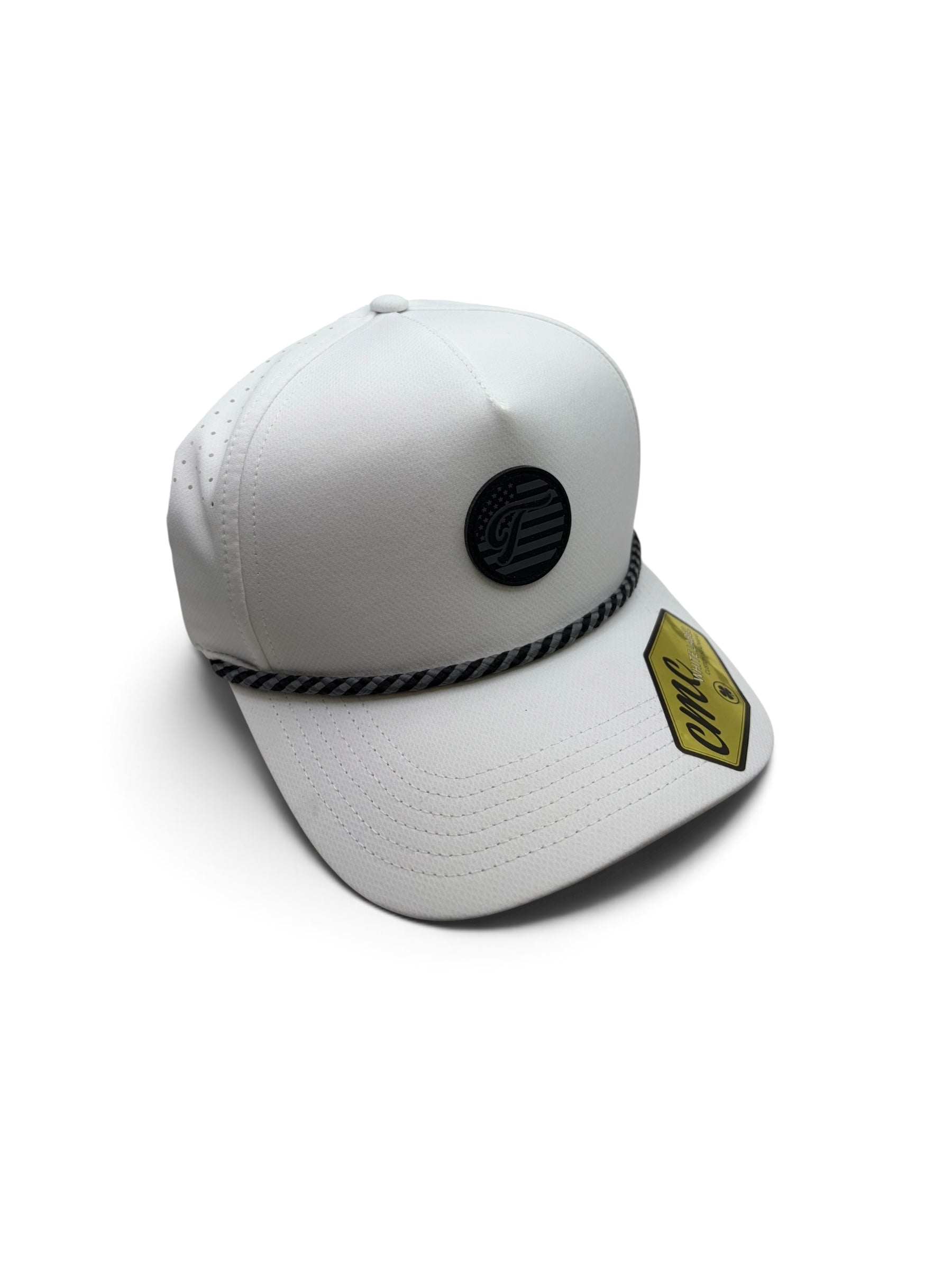 Military Salute US Army White Black and Gray Hat