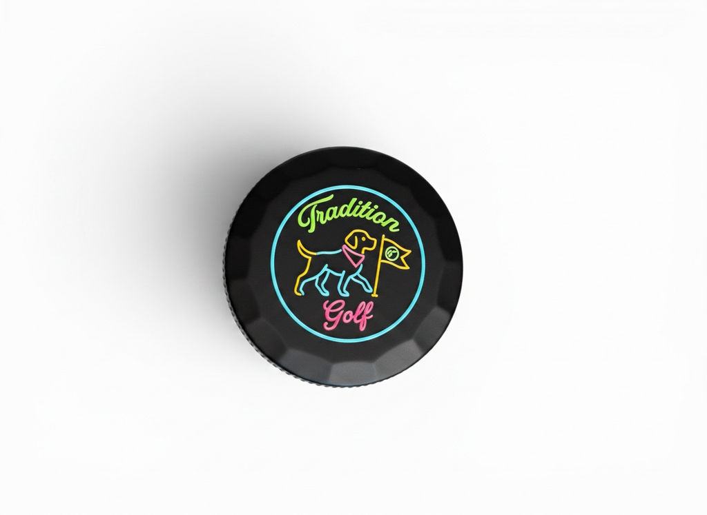 Neon Dog Black Ballmarker