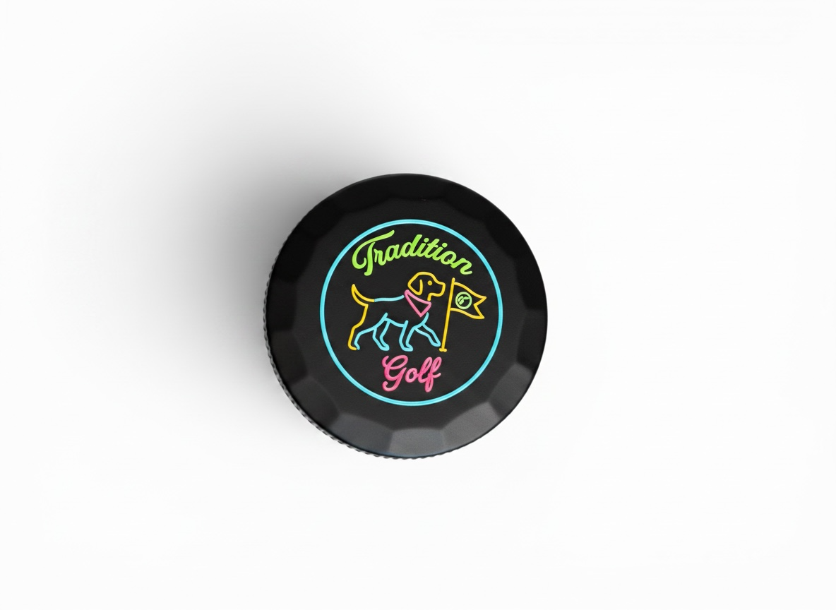 Neon Dog Black Ballmarker