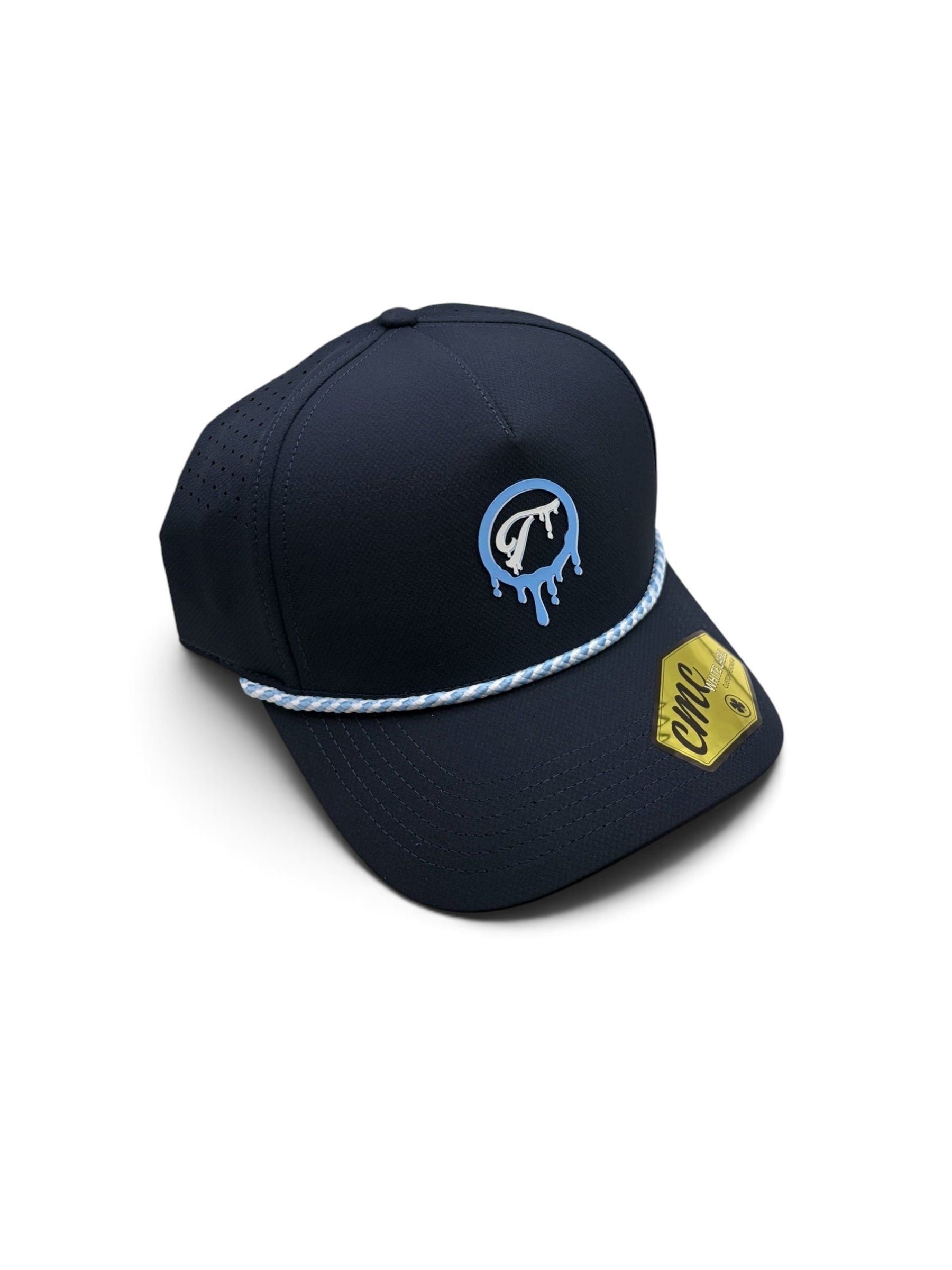 Tradition  Navy and Ice Blue and Paint Drip Hat
