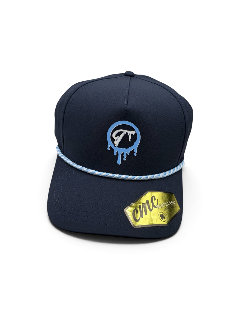 Tradition  Navy and Ice Blue and Paint Drip Hat