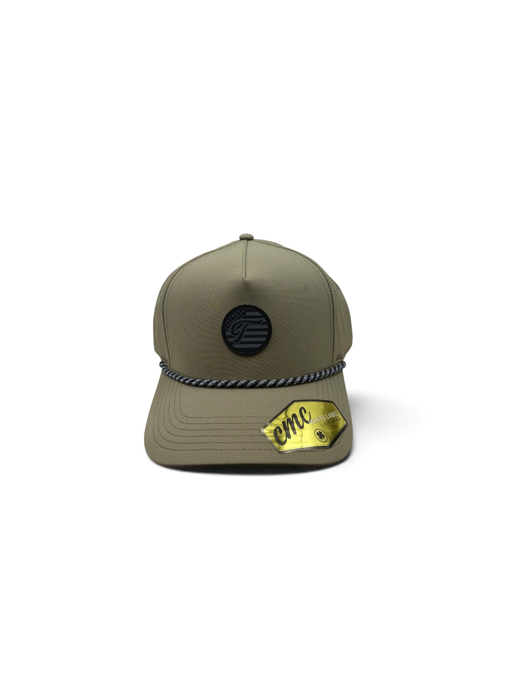 Military Salute US Army Green and Black Rubber Patch Hat