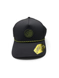 Military Salute US Army Black and Green Rubber Patch Hat