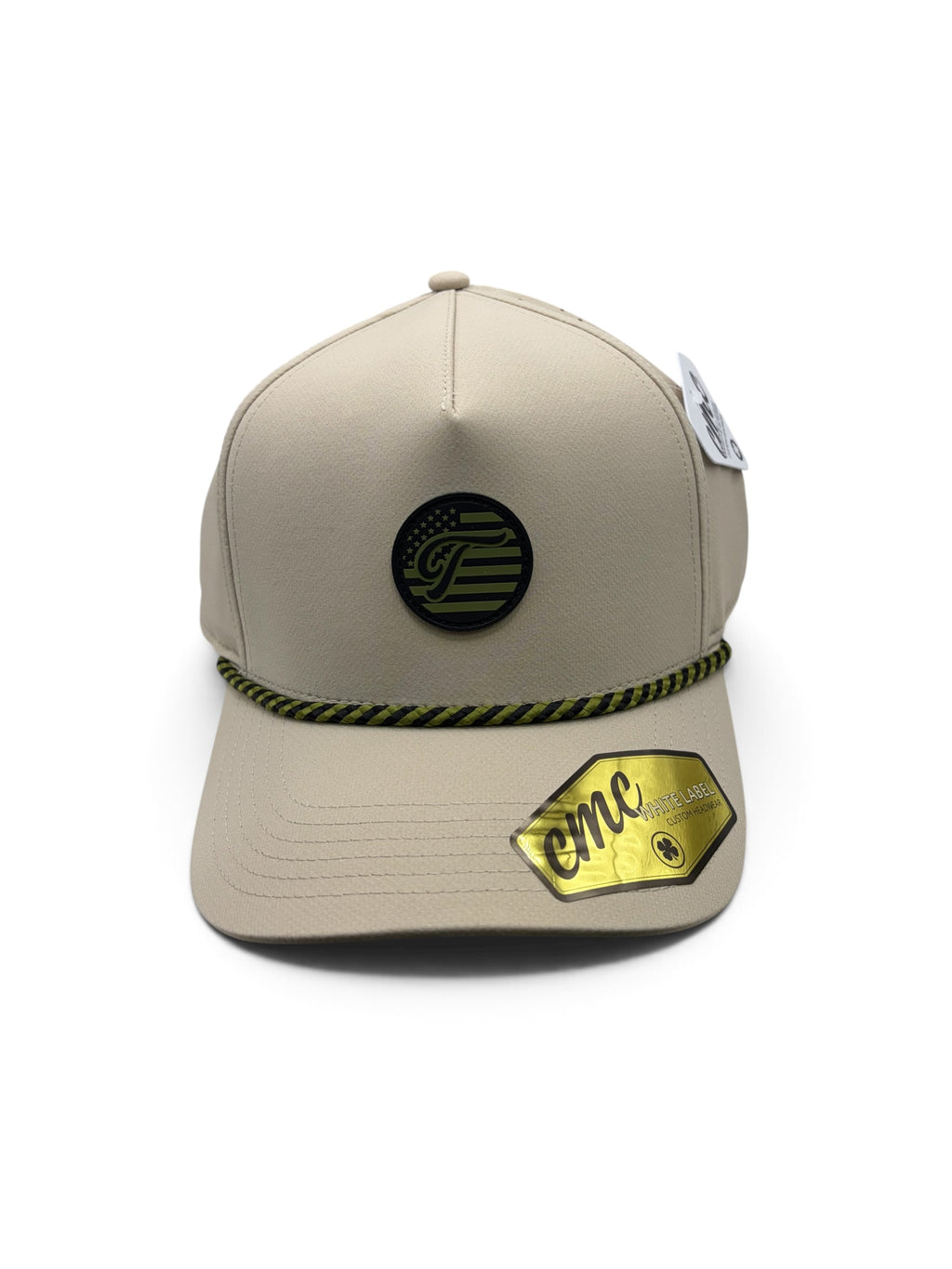 Military Salute US Army Edition Khaki Black and Green Rubber Patch Hat