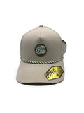 Military Salute US Army Edition Khaki Green White Rubber Patch