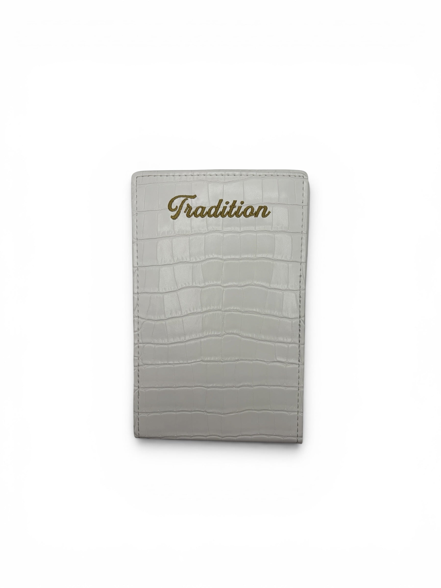 PRG Tradition Yardage Book Cover - White Gator