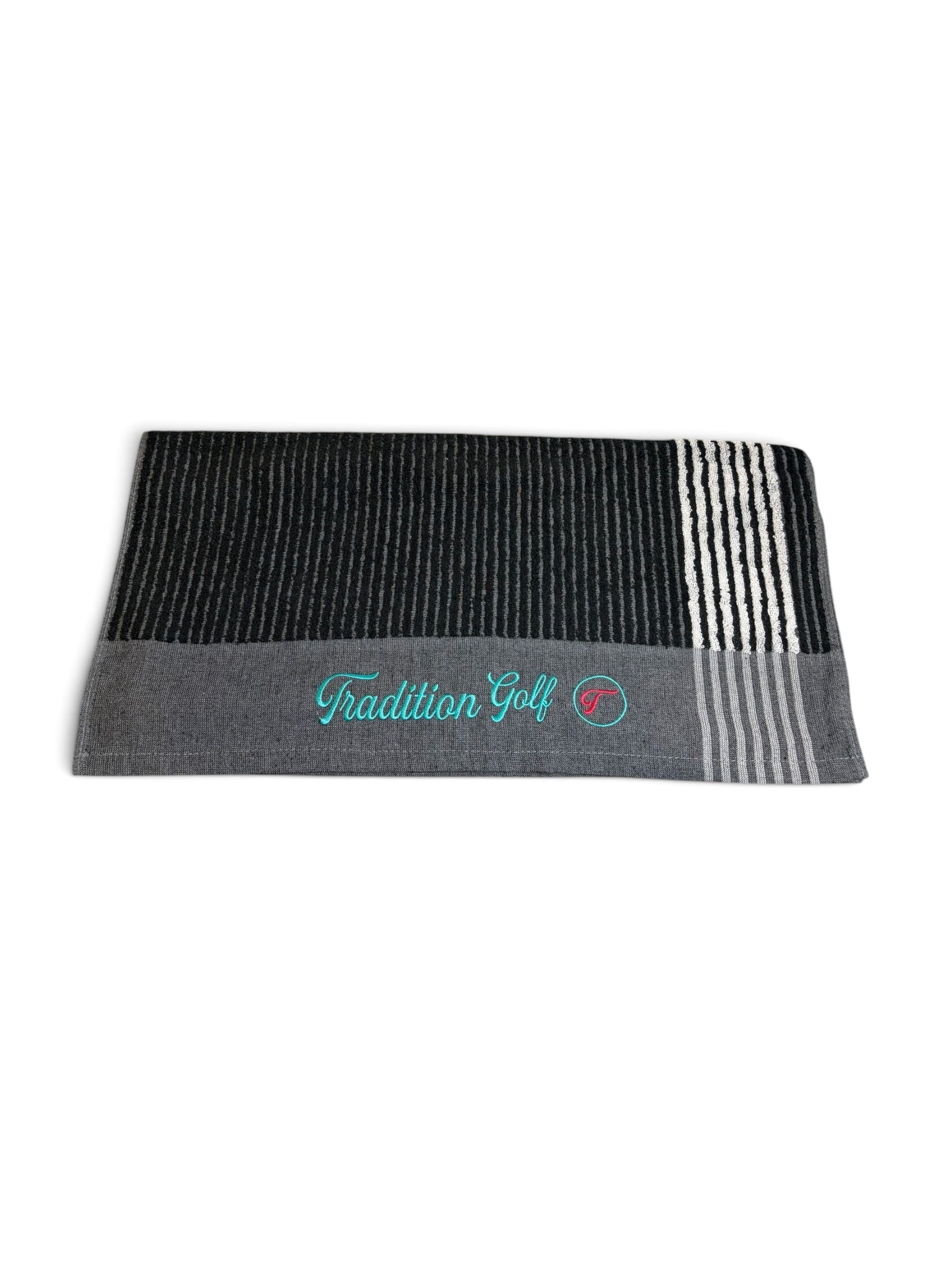 Tradition Golf Black Miami Vice Caddie Towel