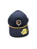 Tradition Navy White and Yellow Paint Drip Hat