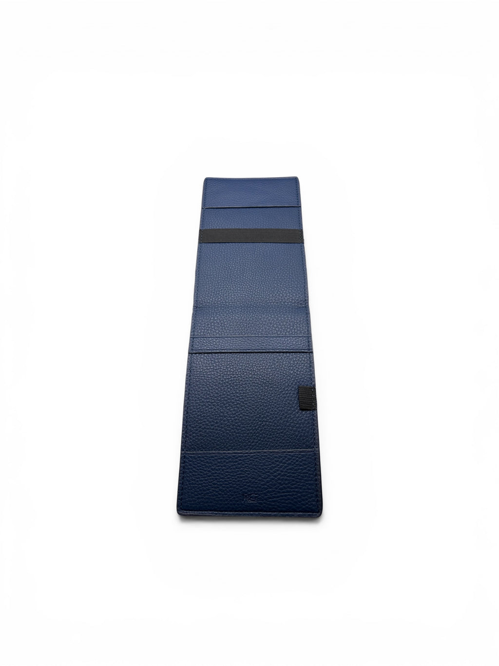 PRG Leather Yardage Book Cover Navy Blue Gator