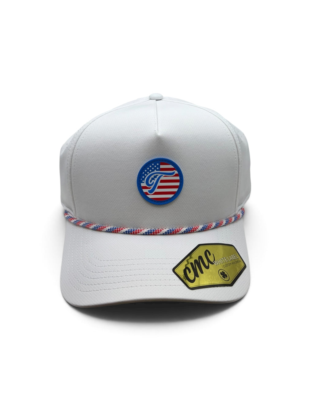 Tradition Patriotic USA Flag Rubber Patch Hat