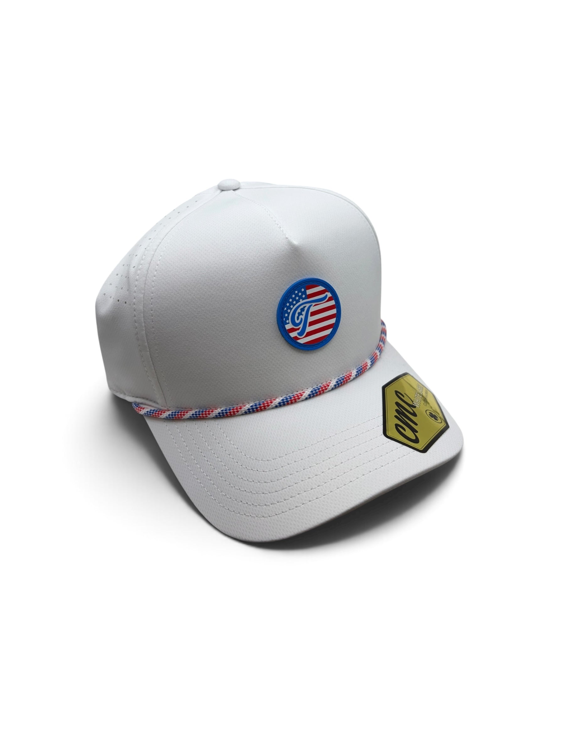Tradition Patriotic USA Flag Rubber Patch Hat