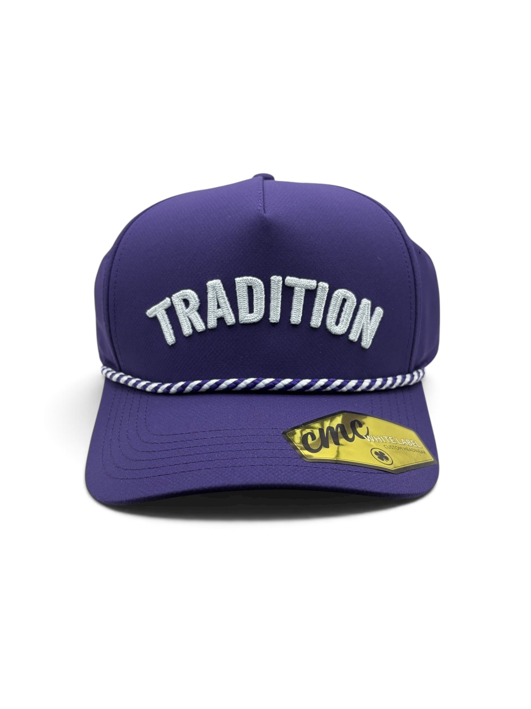 Tradition Purple and White Rope Hat