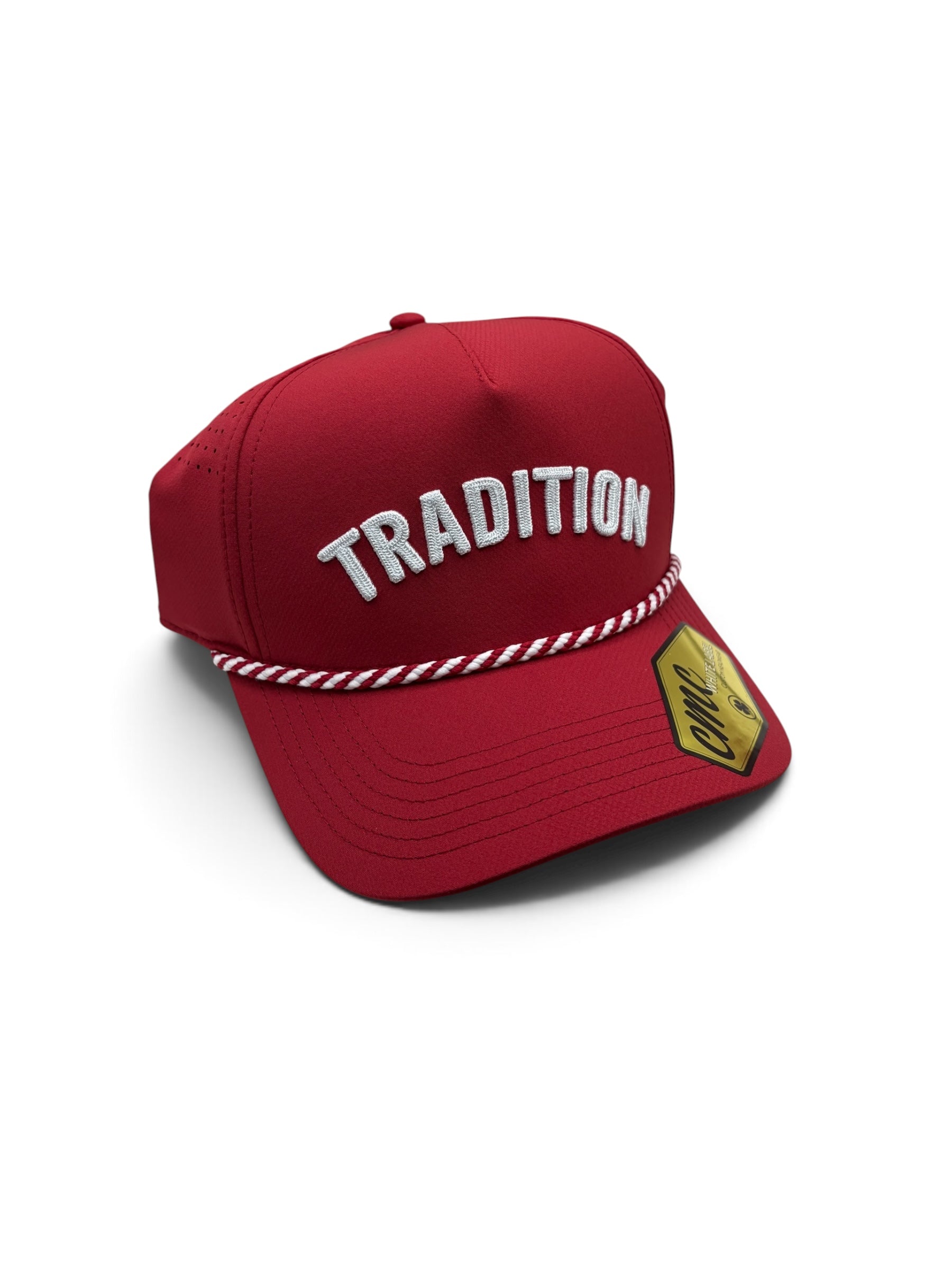 Tradition Red and White Hat