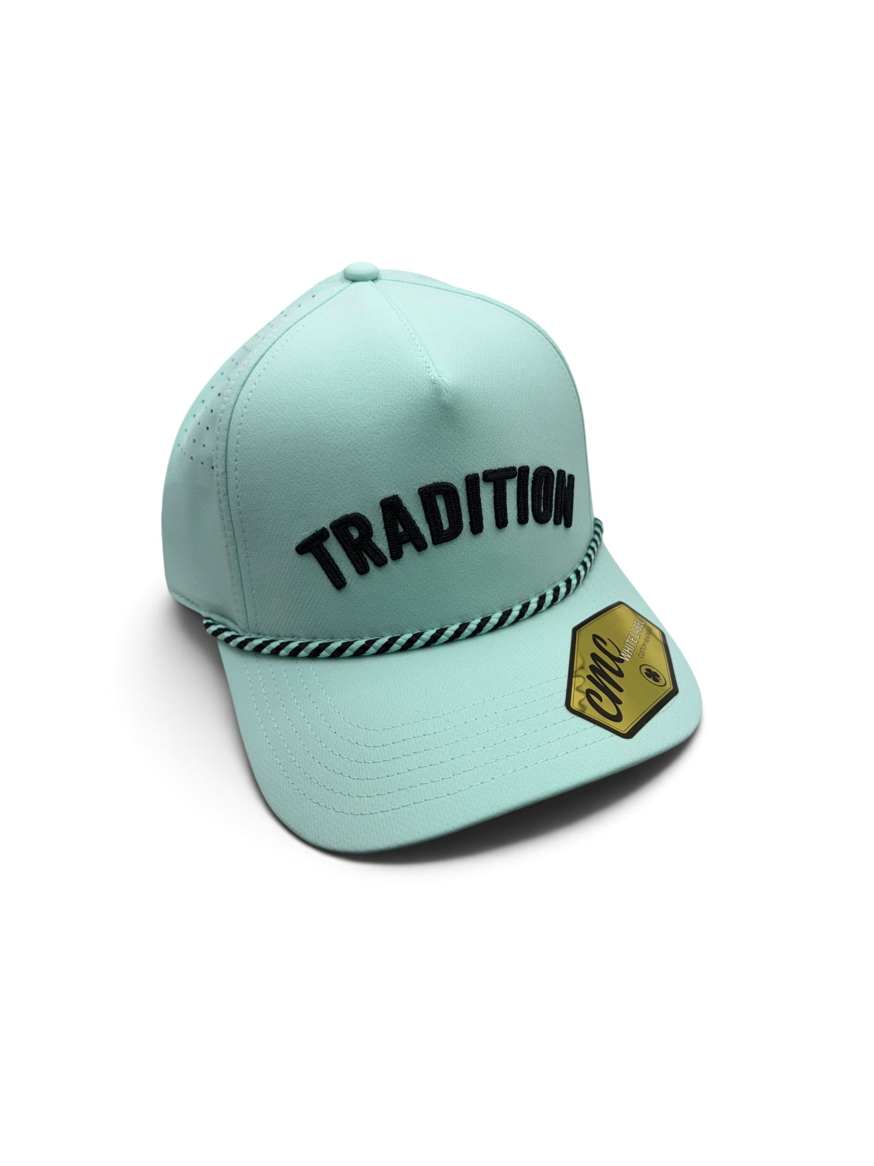 Tradition Mint Green and Black Hat