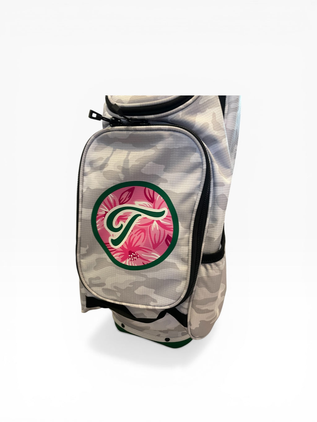 White Camo Azalea Sun Mountain Golf Bag