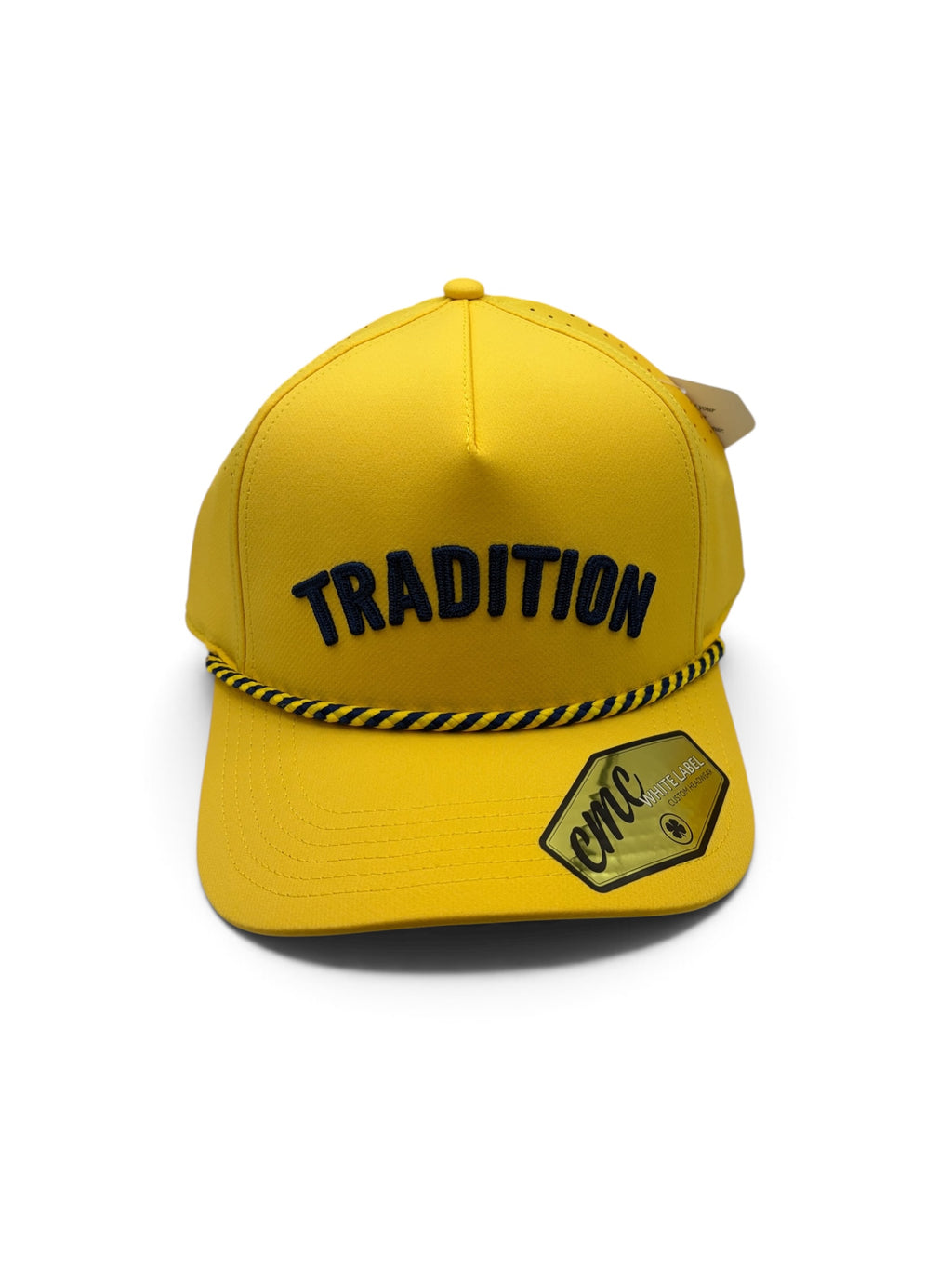 Tradition Yellow and Navy Rope Hat