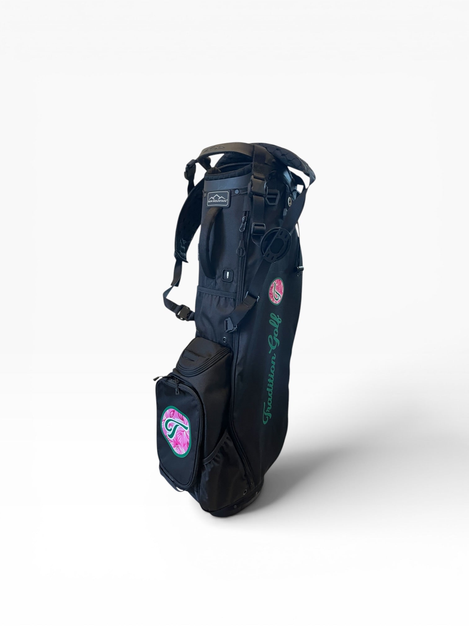 Black Azalea Sun Mountain Golf Bag