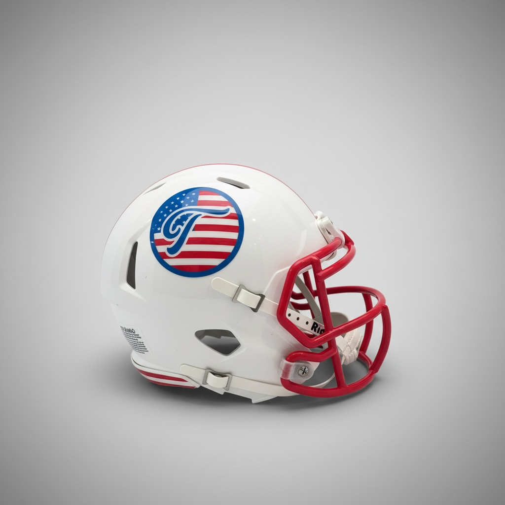 Tradition Golf USA Green Gridiron mini helmet