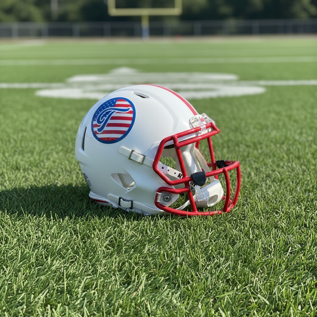 Tradition Golf USA Green Gridiron mini helmet