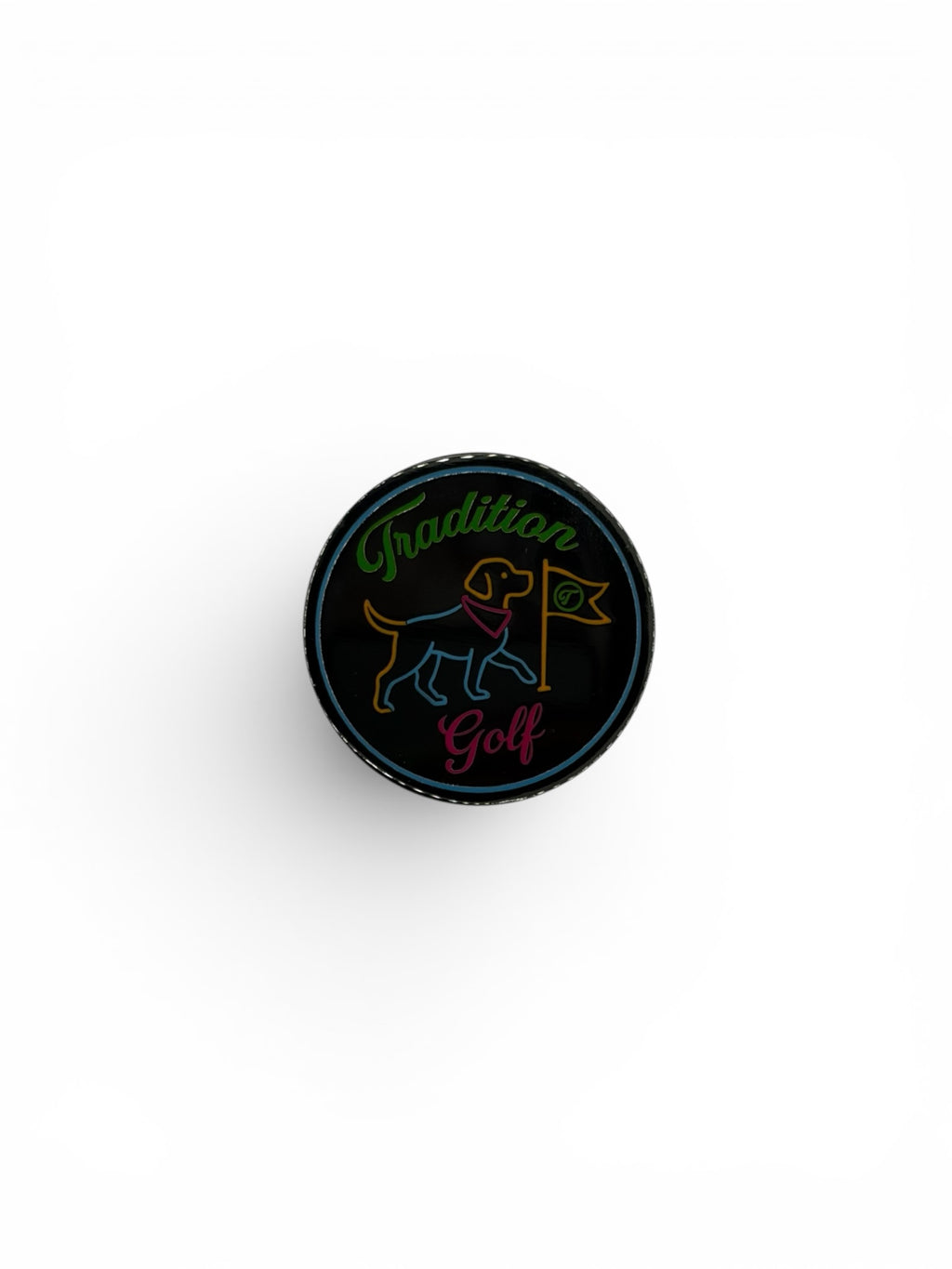 Neon Dog Double Coin Ballmarker