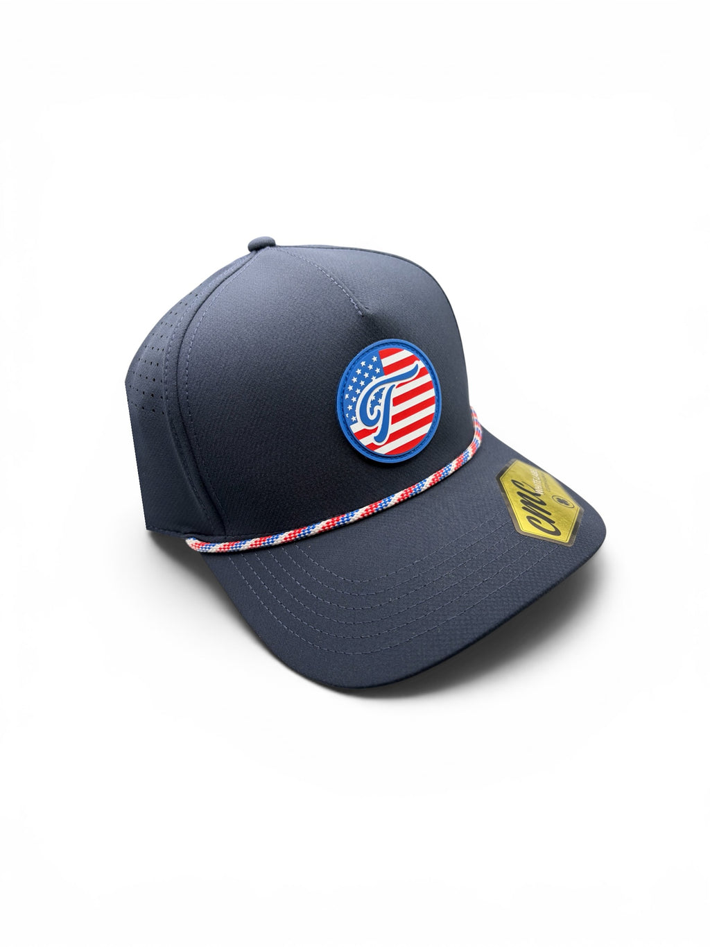 CMC Navy USA Rubber Patch Rope Hat