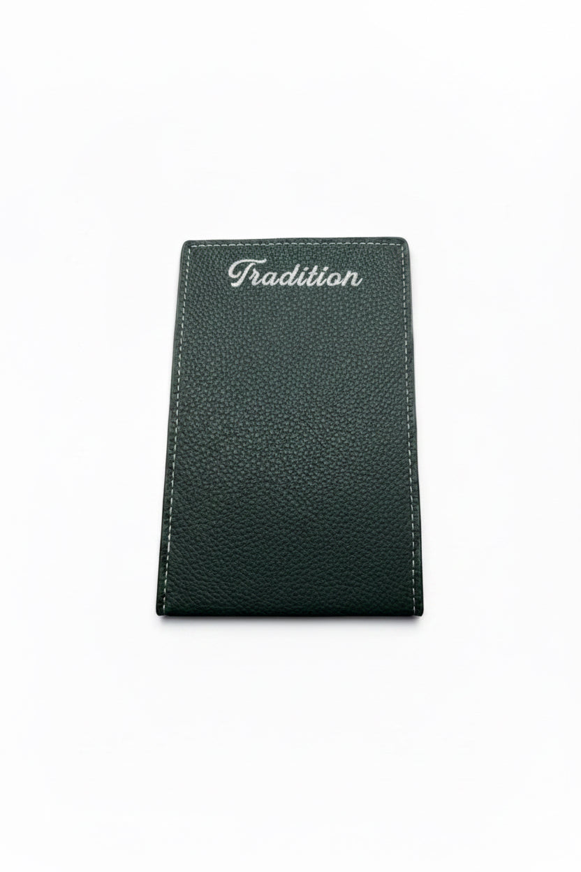 PRG Leather Yardage Book Cover – Green Azalea