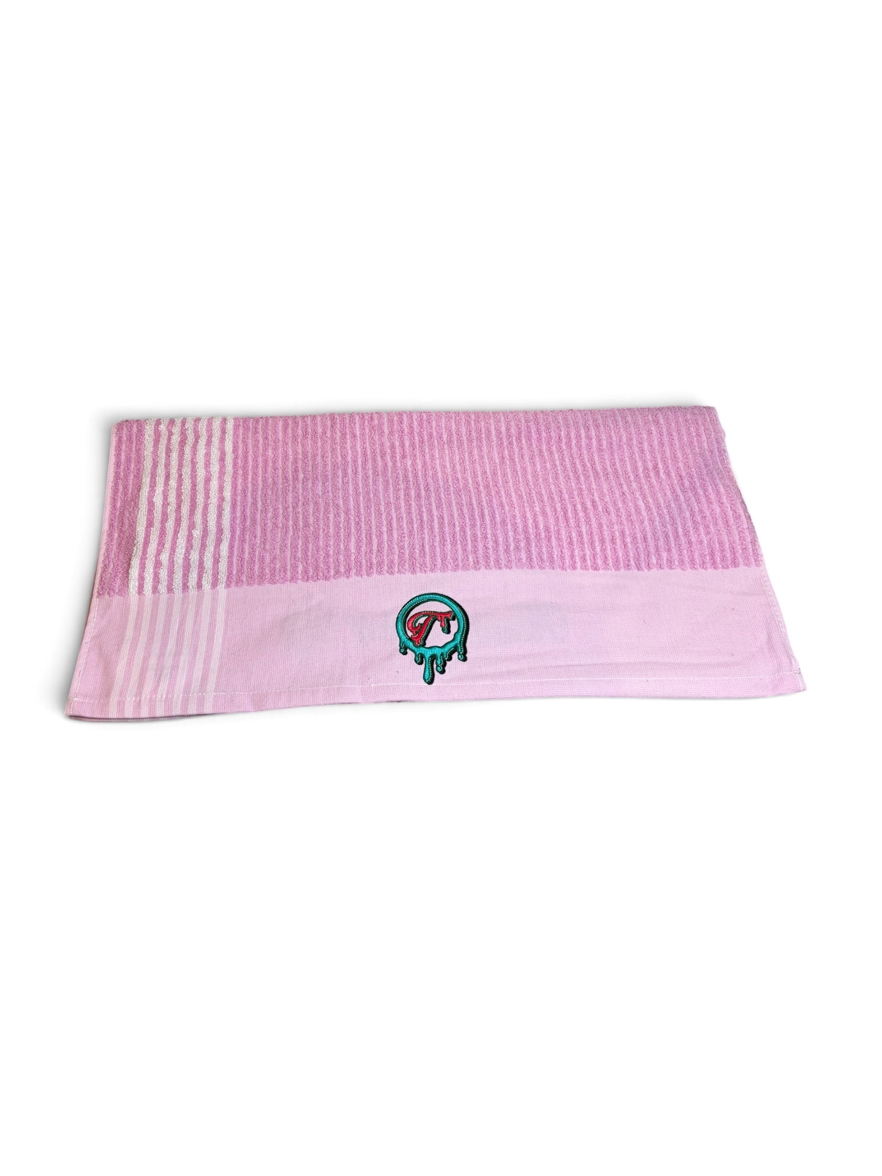 Tradition Golf Pink Paint Drip Caddie Towel