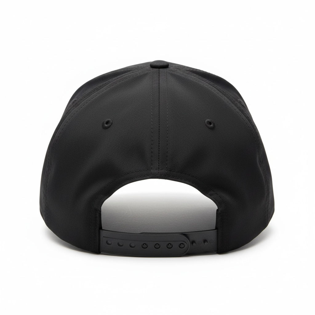 Upside Down White TRADITION on Black Hat